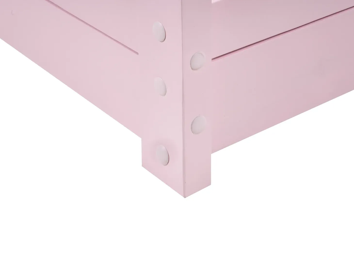 Børneseng Hus Fyretræ COSSAYE 90 x 200 cm Pastellrosa
