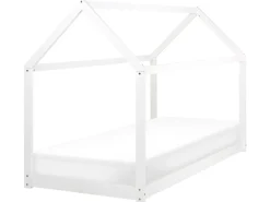 Børneseng Hus Fyretræ TOSSE 90 x 200 cm Hvid