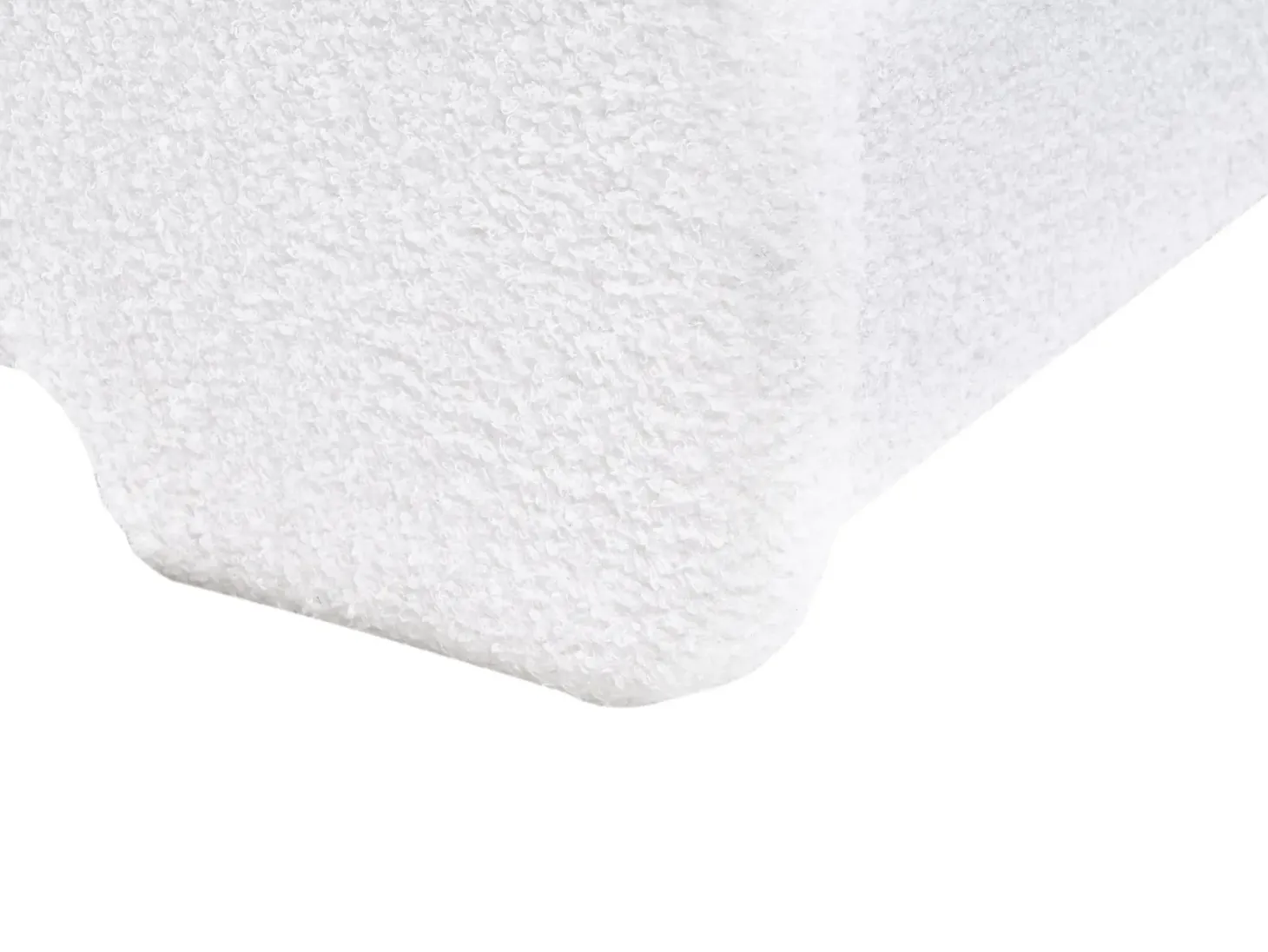 Børneseng Kanin Boucle PERROS 90 x 200 cm Cremehvid