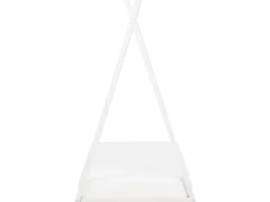 Børneseng Tipi Fyretræ SAURAT 90 x 200 cm Hvid