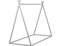 Børneseng Tipi Fyretræ SAURAT 90 x 200 cm Grå