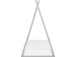 Børneseng Tipi Fyretræ SAURAT 90 x 200 cm Grå
