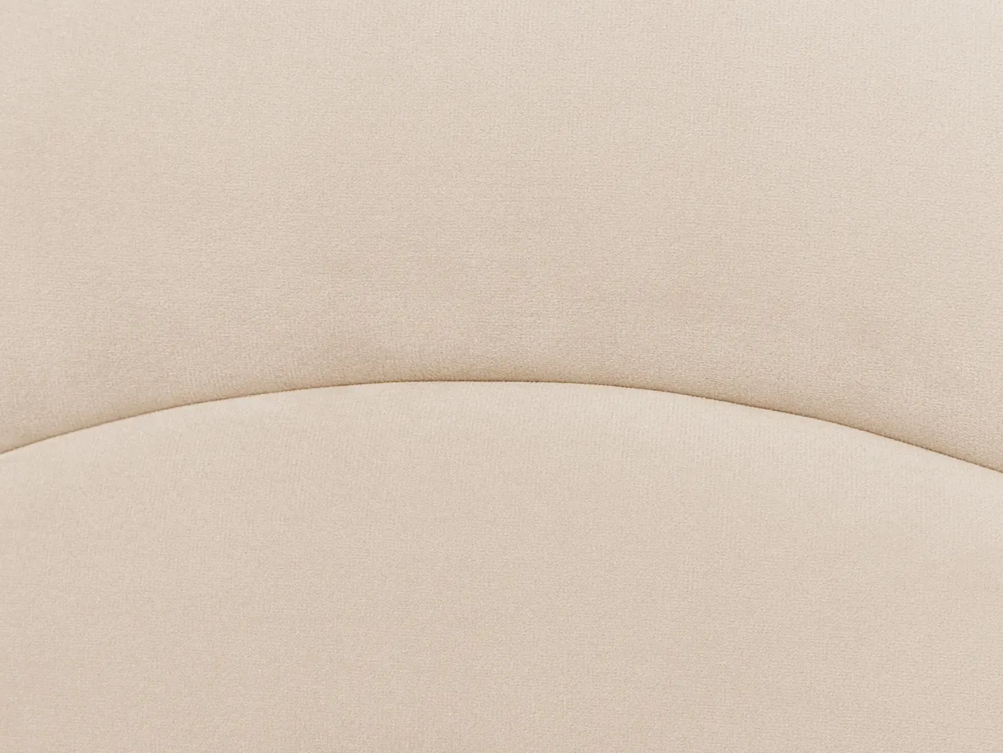 Børneseng Velour ANET 90 x 200 cm Beige