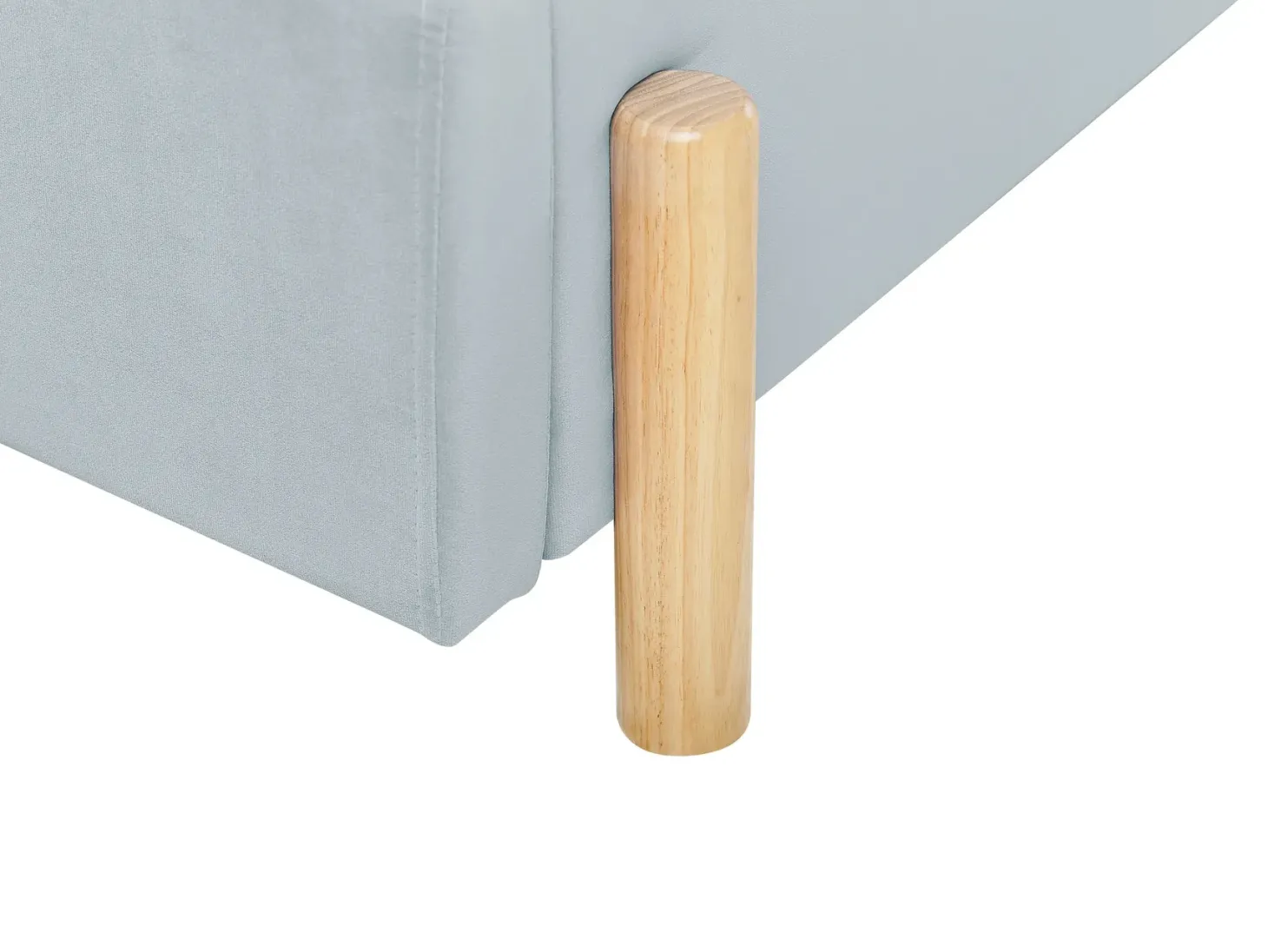 Børneseng Velour ANET 90 x 200 cm Himmelblå