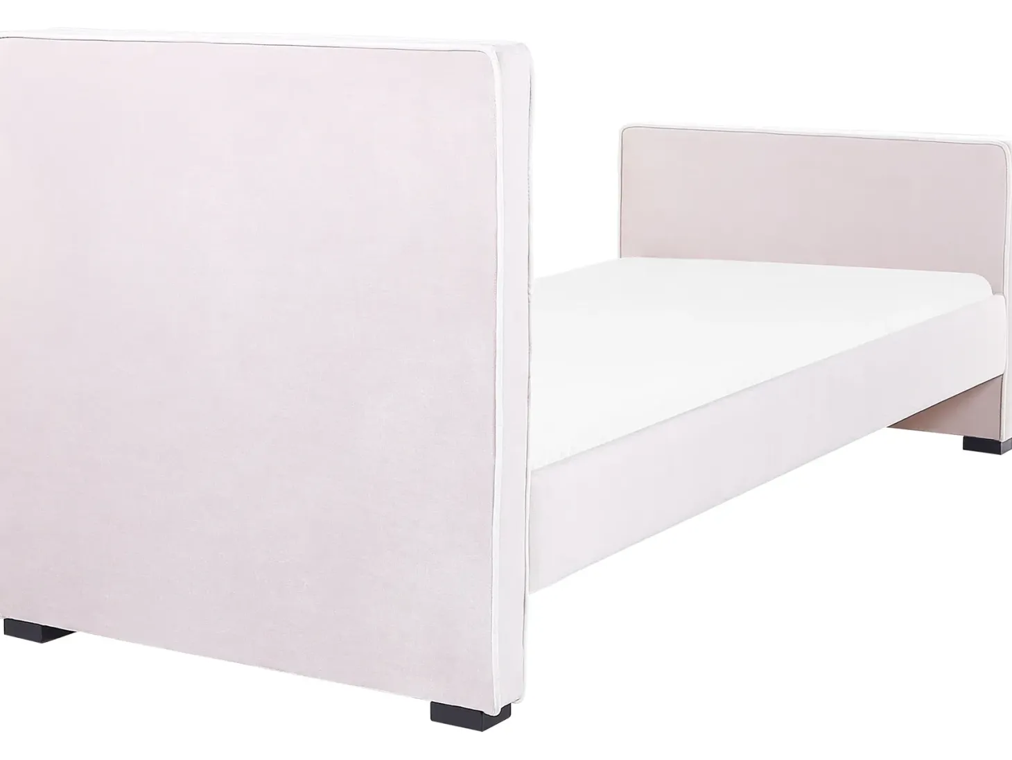 Børneseng Velour TEENIE 90 x 200 cm Pastellrosa