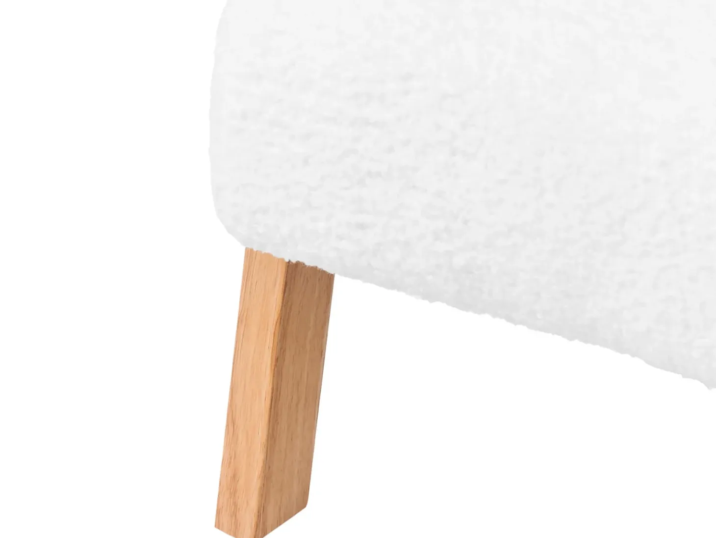 Børnesofa LALMO Boucle Hvid