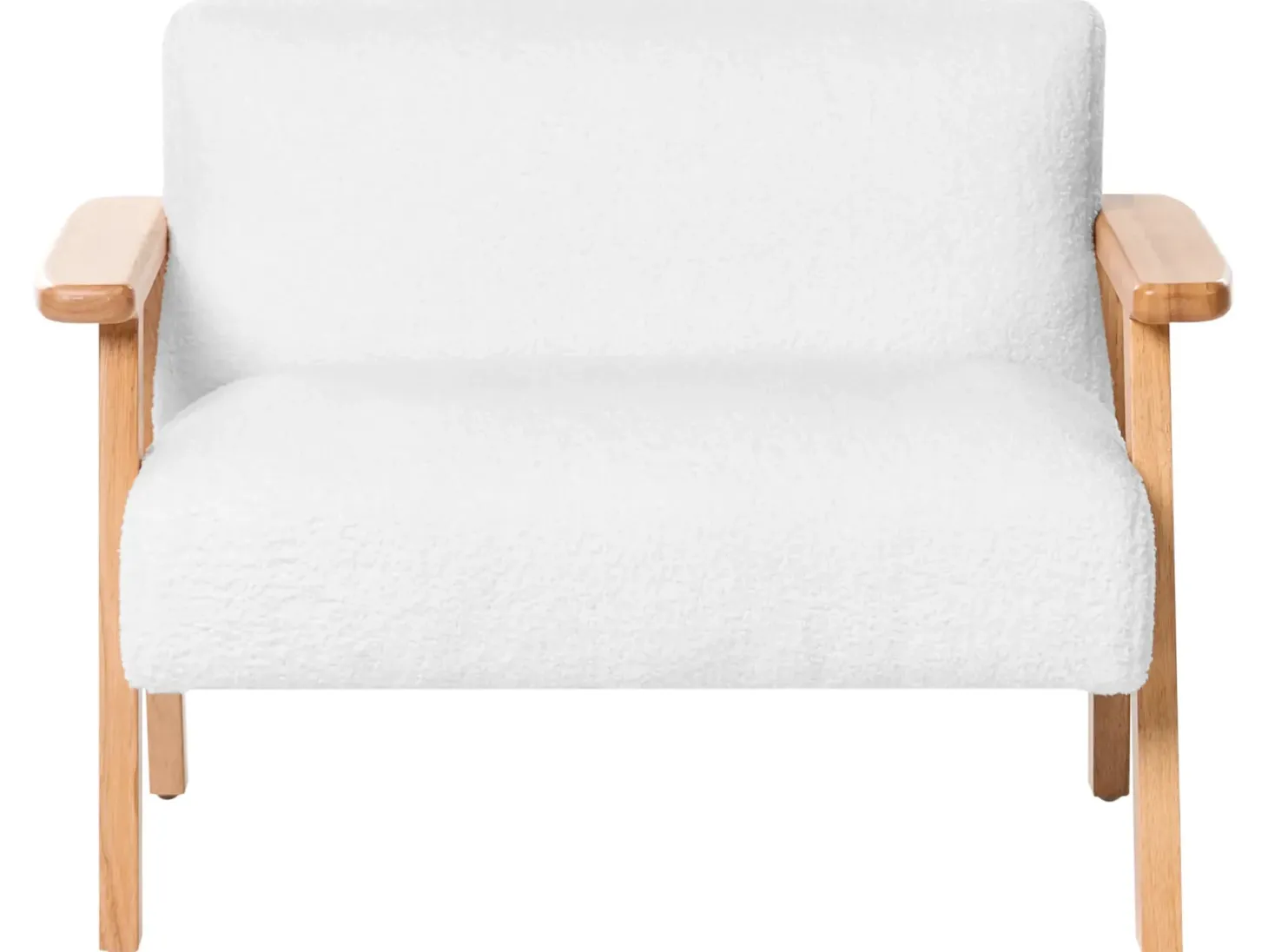 Børnesofa LALMO Boucle Hvid