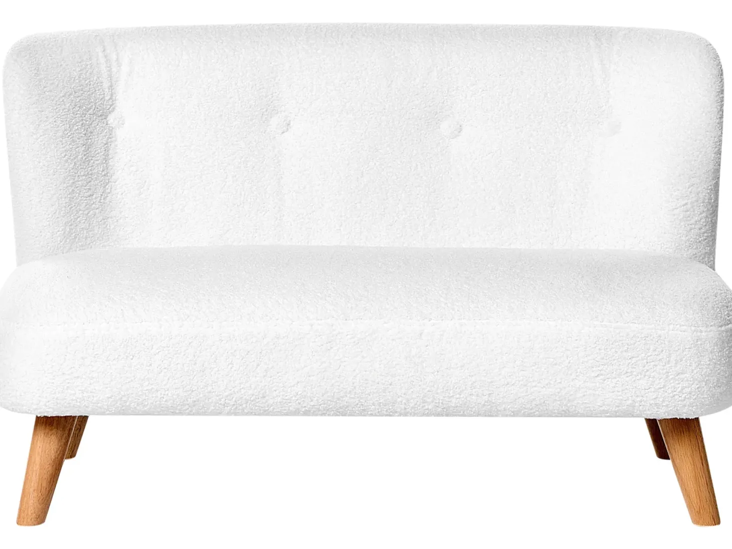 Børnesofa LOTE Boucle Hvid