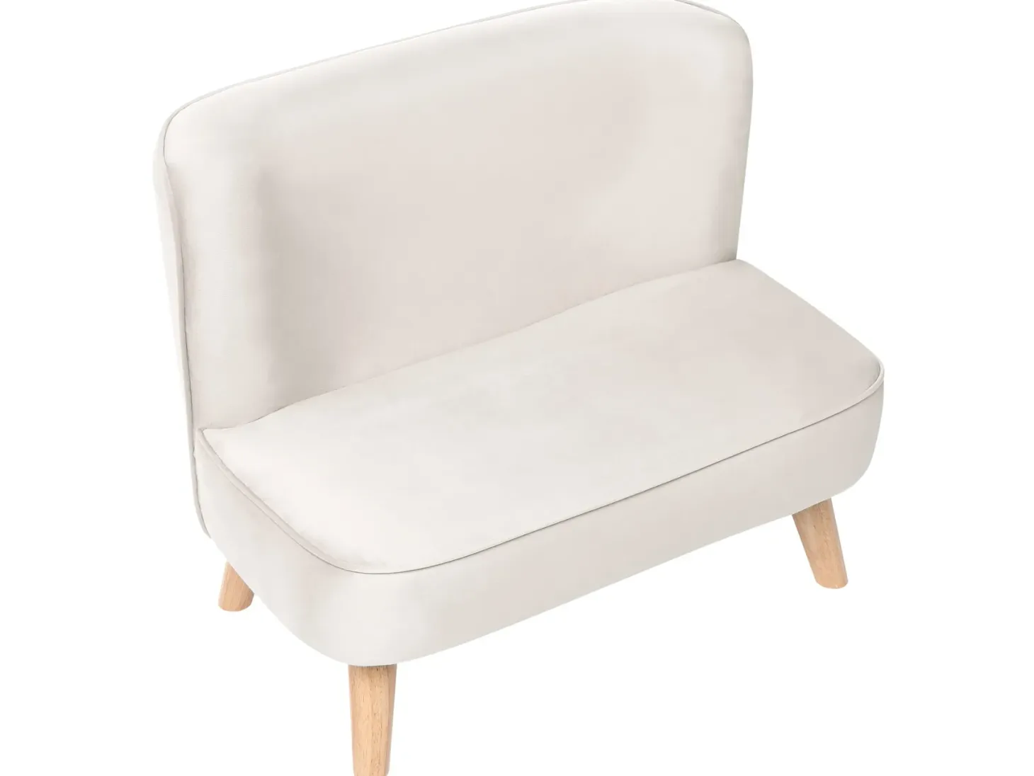 Børnesofa RISBY Velour Beige