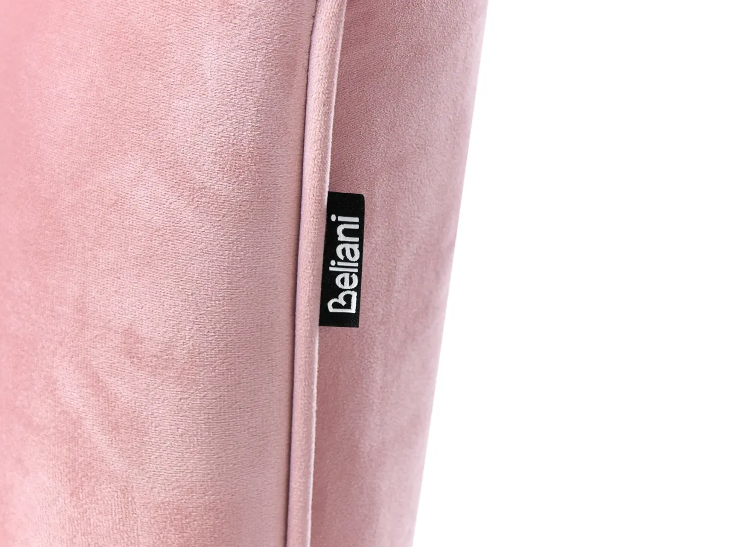 Børnesofa RISBY Velour Lyserød