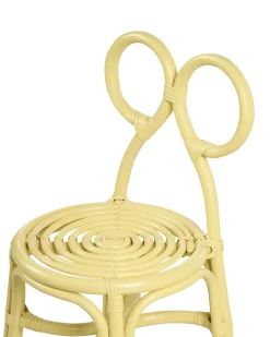 Børnestol MIRTIA Rattan Gul