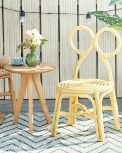 Børnestol MIRTIA Rattan Gul