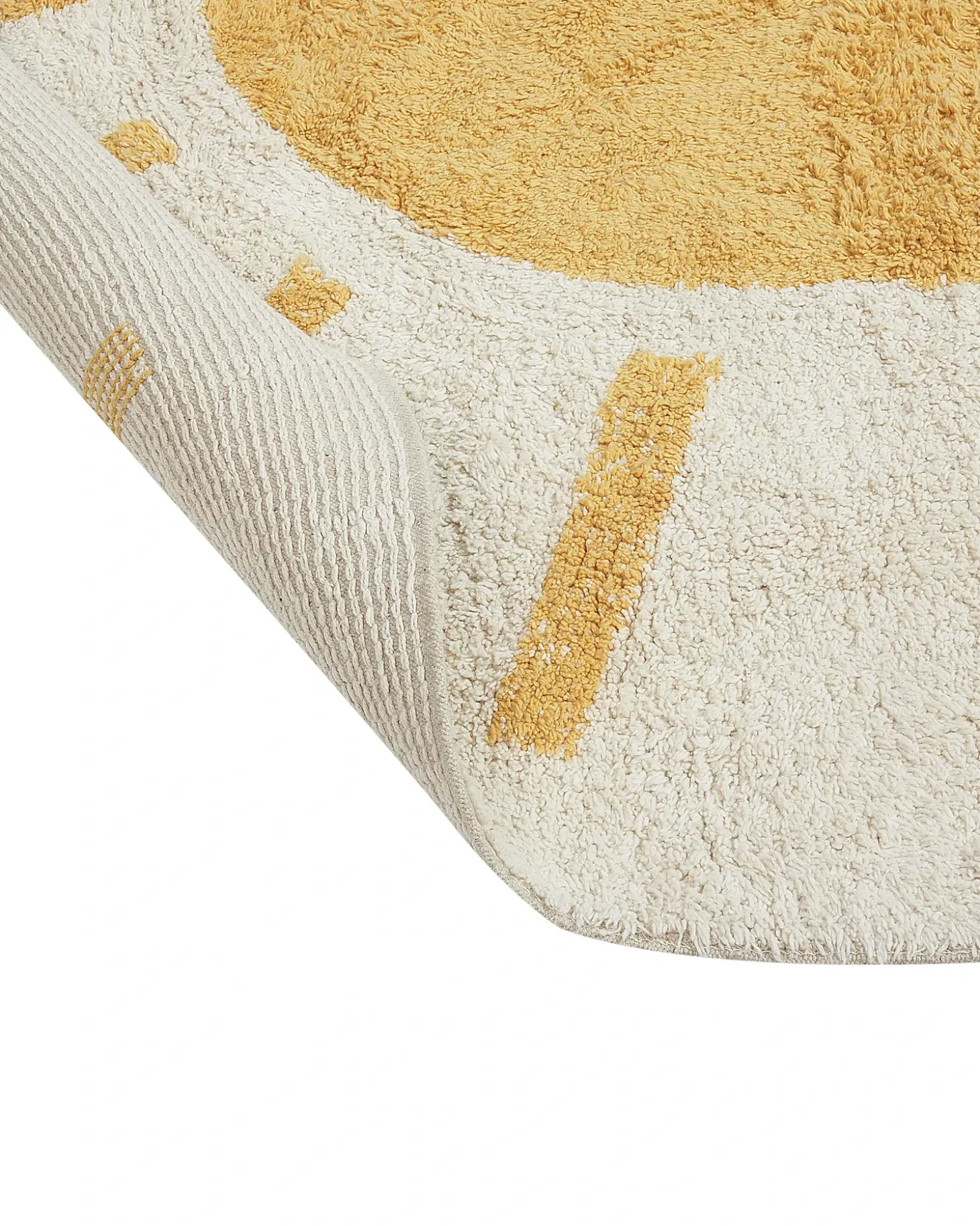 Børnetæppe BAIKER Beige ø 140 cm Bomuld