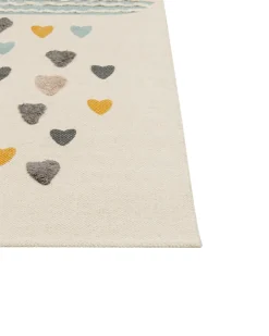 Børnetæppe BLANG Beige 80 x 150 cm Bomuld