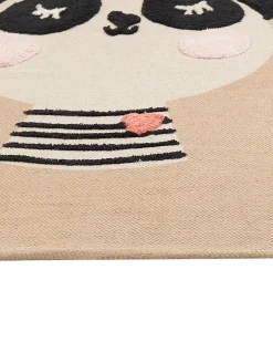 Børnetæppe BUNAN Beige 80 x 150 cm Bomuld