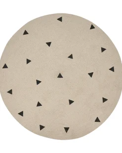 Børnetæppe DURG Beige ø 140 cm Bomuld
