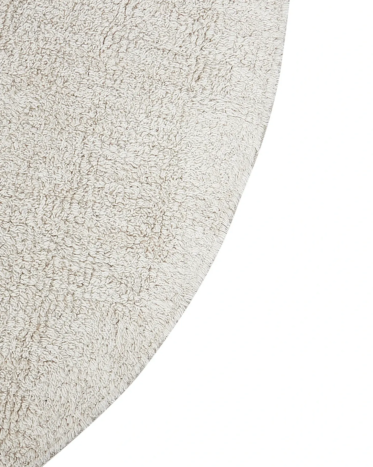 Børnetæppe HEART Beige ø 140 cm Bomuld