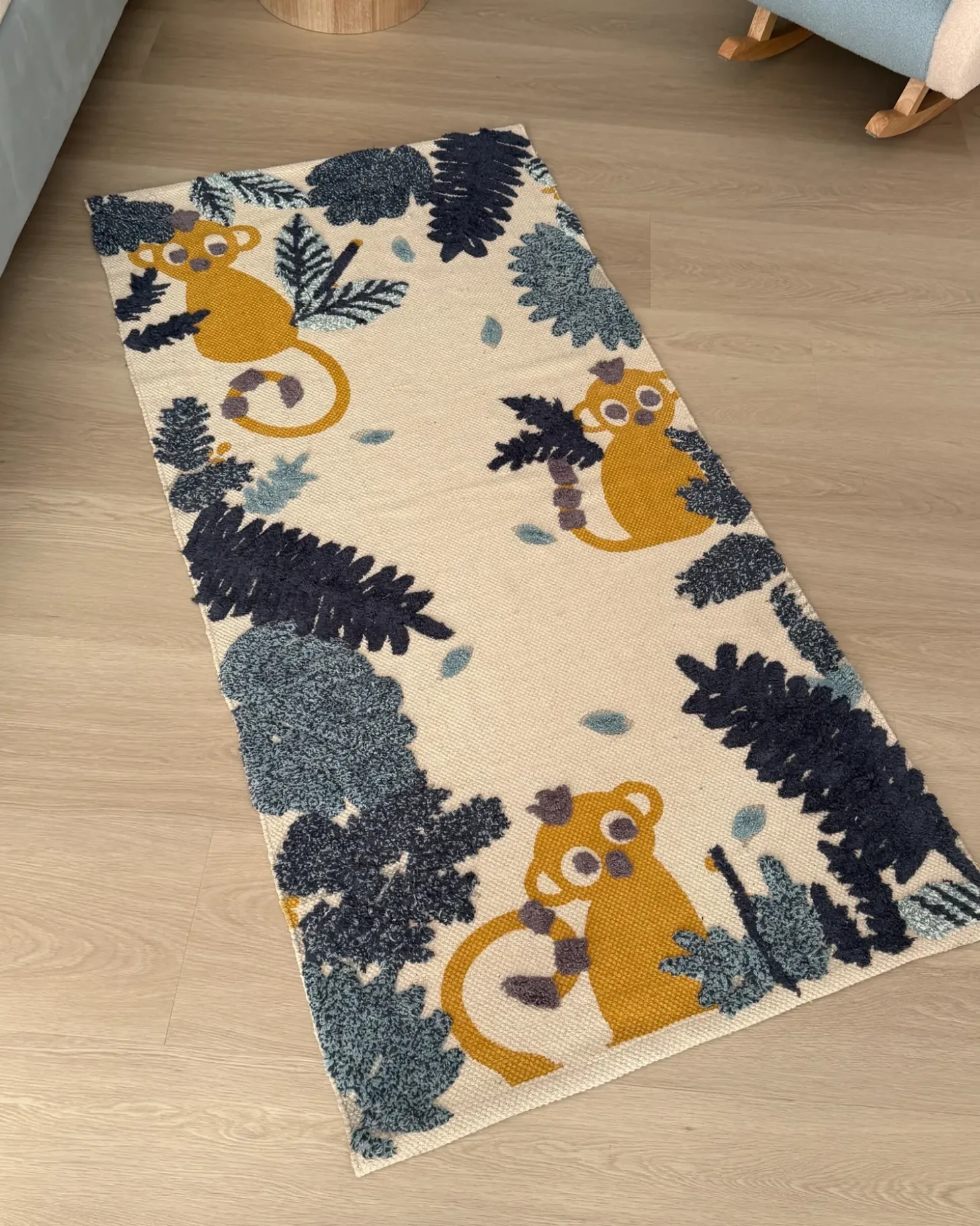 Børnetæppe NAIBOS Multifarvet 80 x 150 cm Bomuld