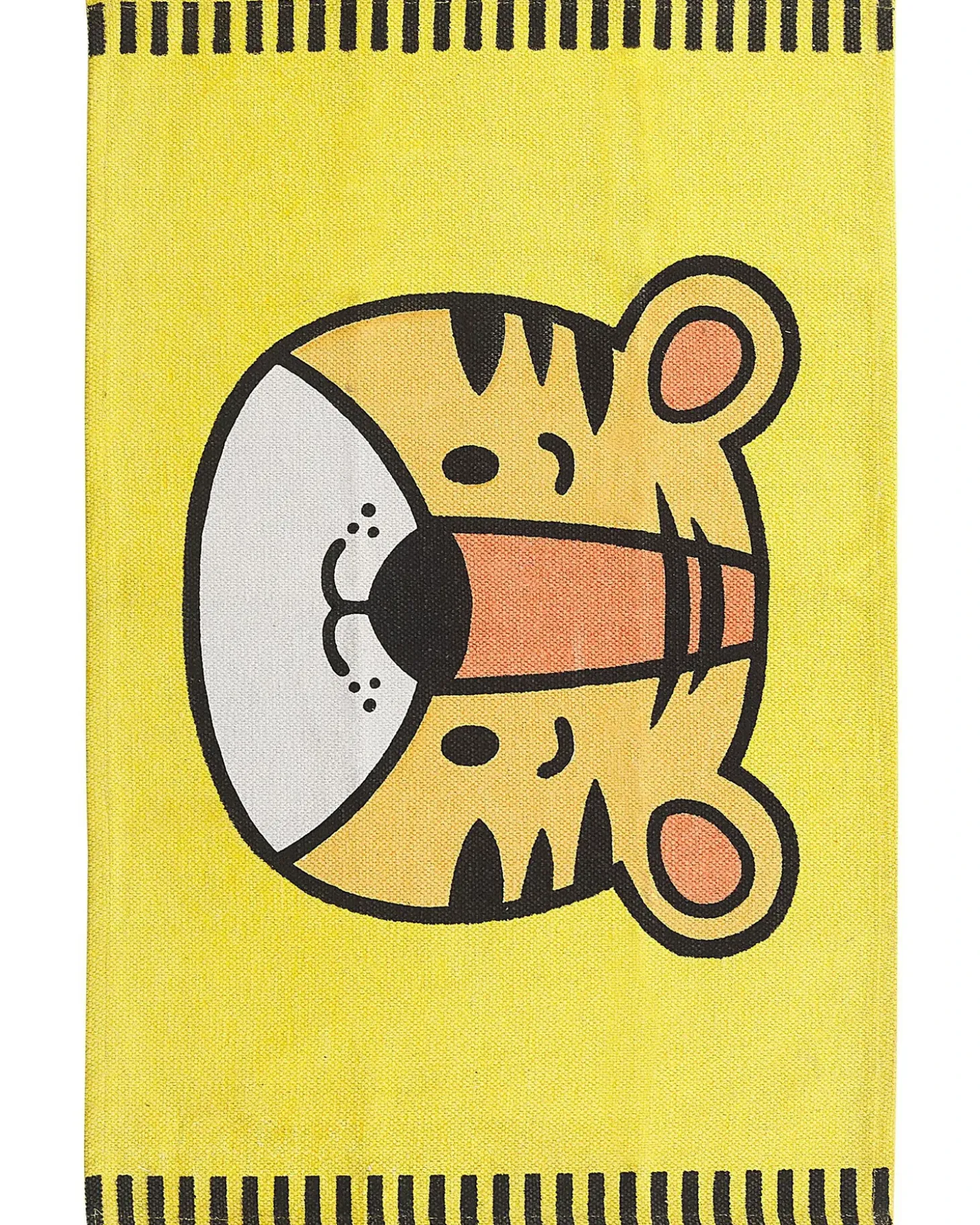 Børnetæppe RANCHI Gul 60 x 90 cm Bomuld