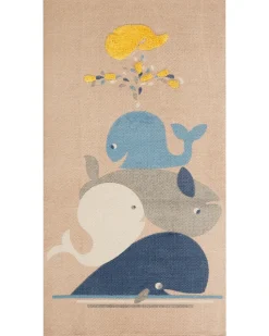 Børnetæppe SEAI Beige 80 x 150 cm Bomuld