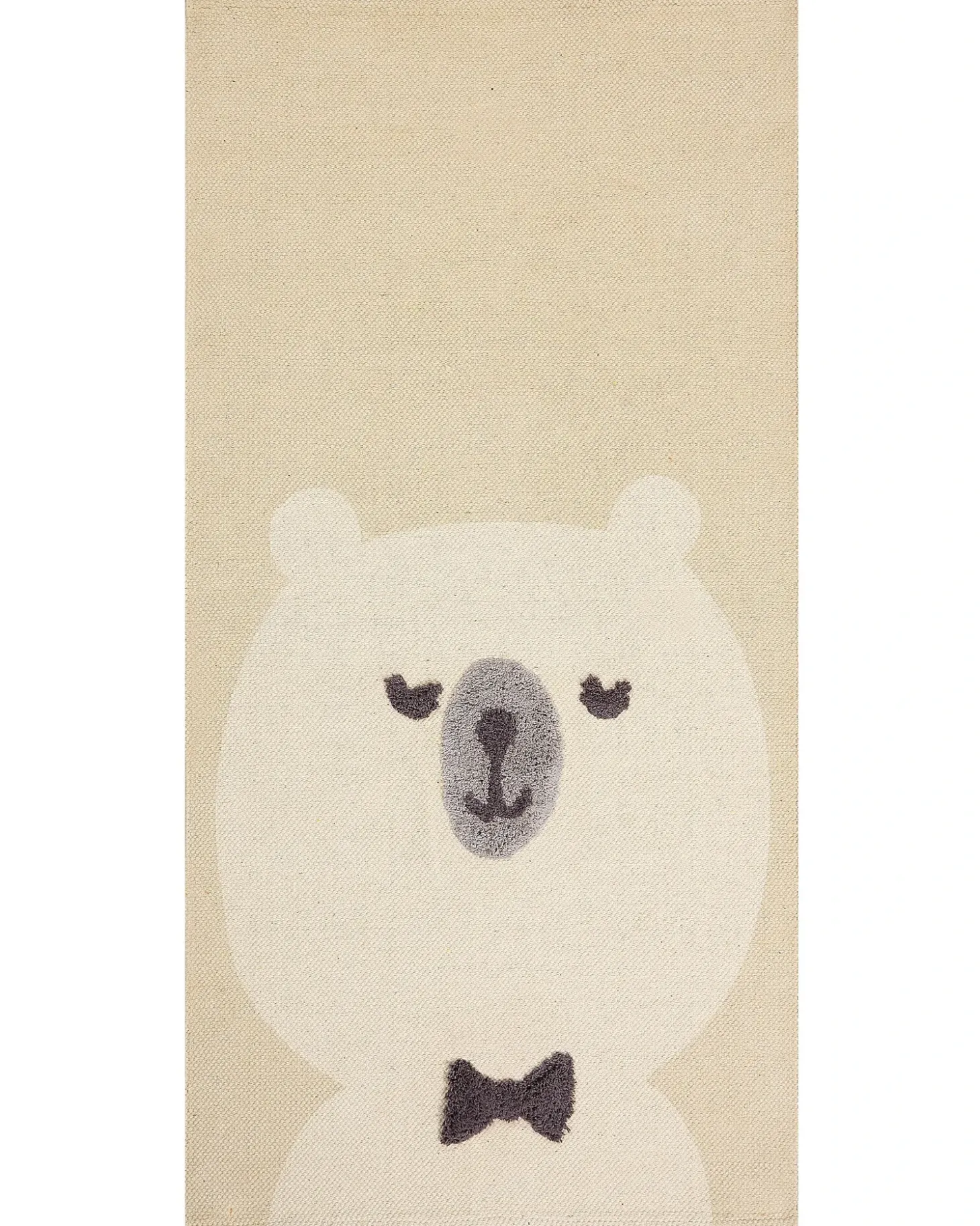 Børnetæppe SIMAU Beige 80 x 150 cm Bomuld