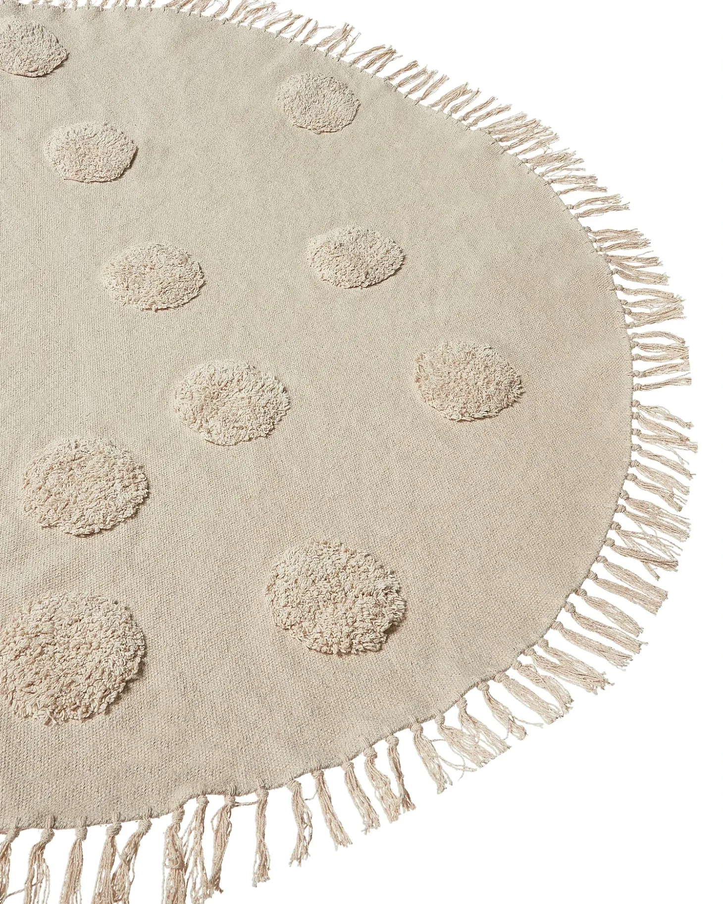Børnetæppe WAHAR Beige ø 140 cm Bomuld