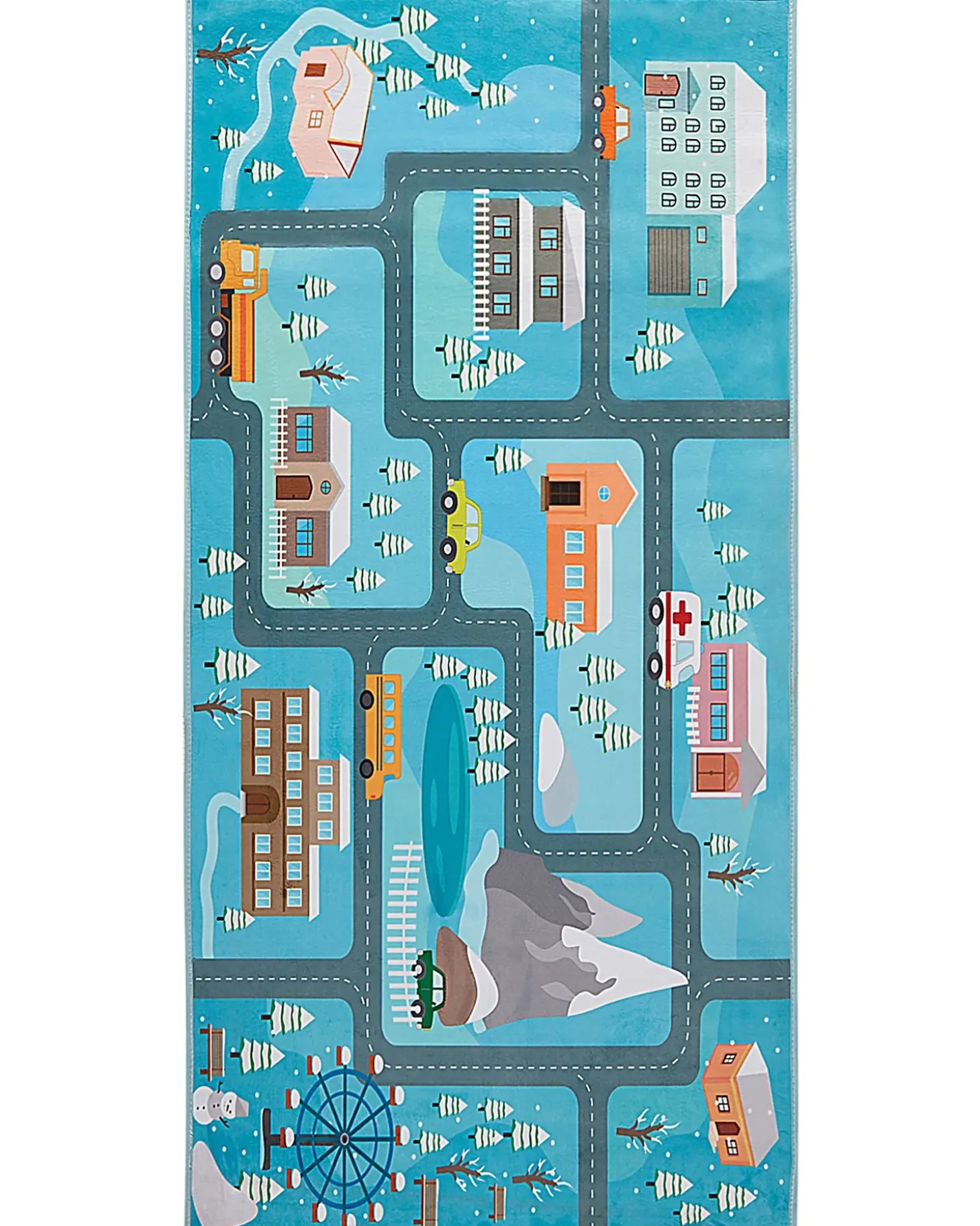 Børnetæppe KIGI Blå 80 x 150 cm