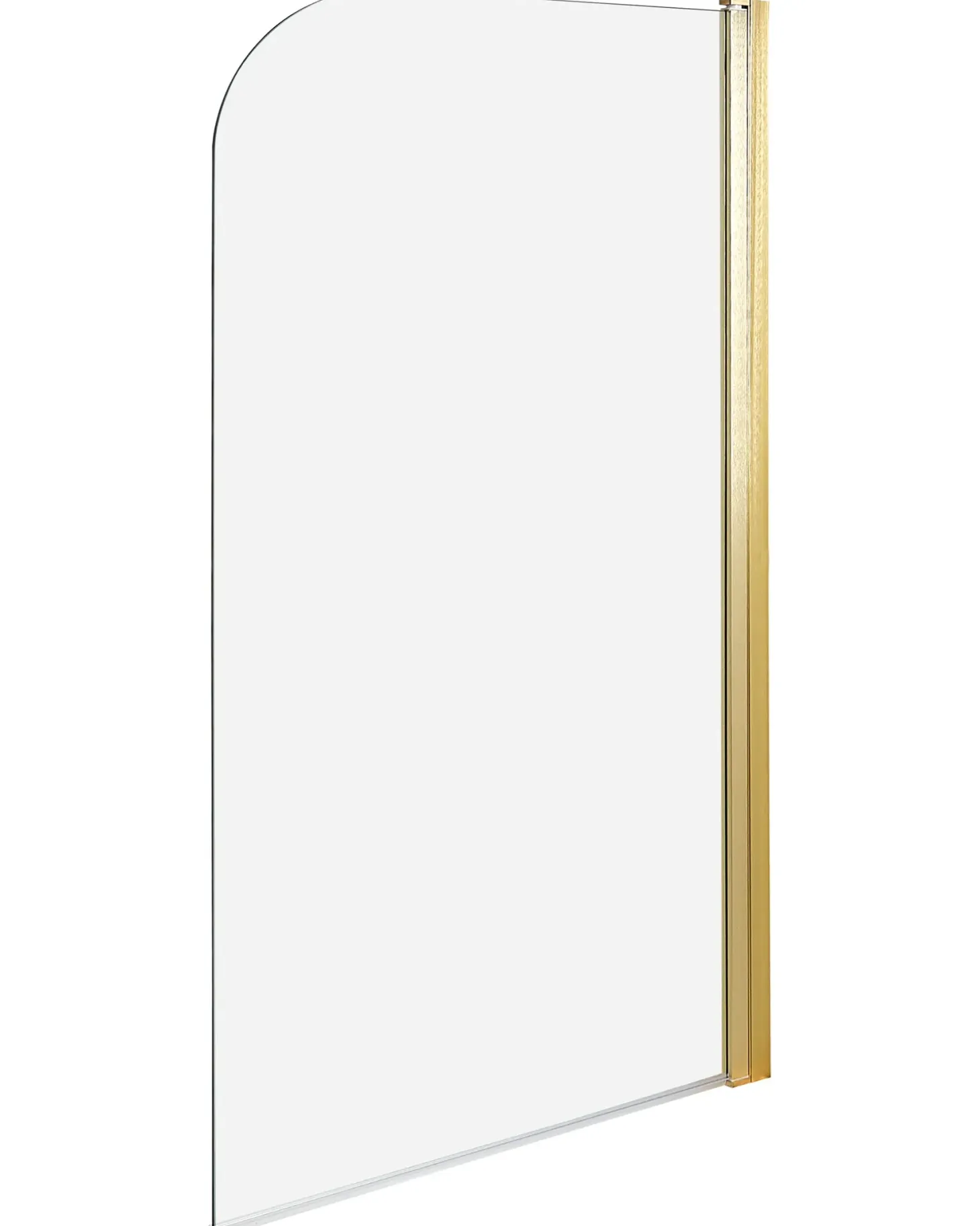 Brusebad skærm LAPAN 140 x 80 cm Guld