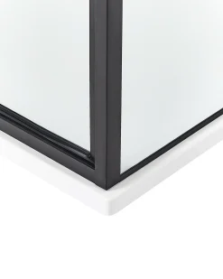 Brusekabine DARLI 90 x 90 x 185 cm Sort