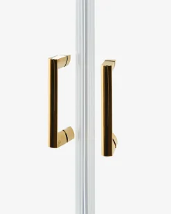 Brusekabine JUKATAN 90 x 90 x 185 cm Guld