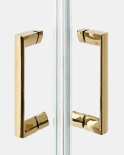 Brusekabine TELA 90 x 90 x 185 cm Guld