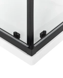 Brusekabine TELA 90 x 90 x 185 cm Sort