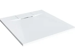 Brusekar AZZURRO 80 x 80 x 3 cm Hvid