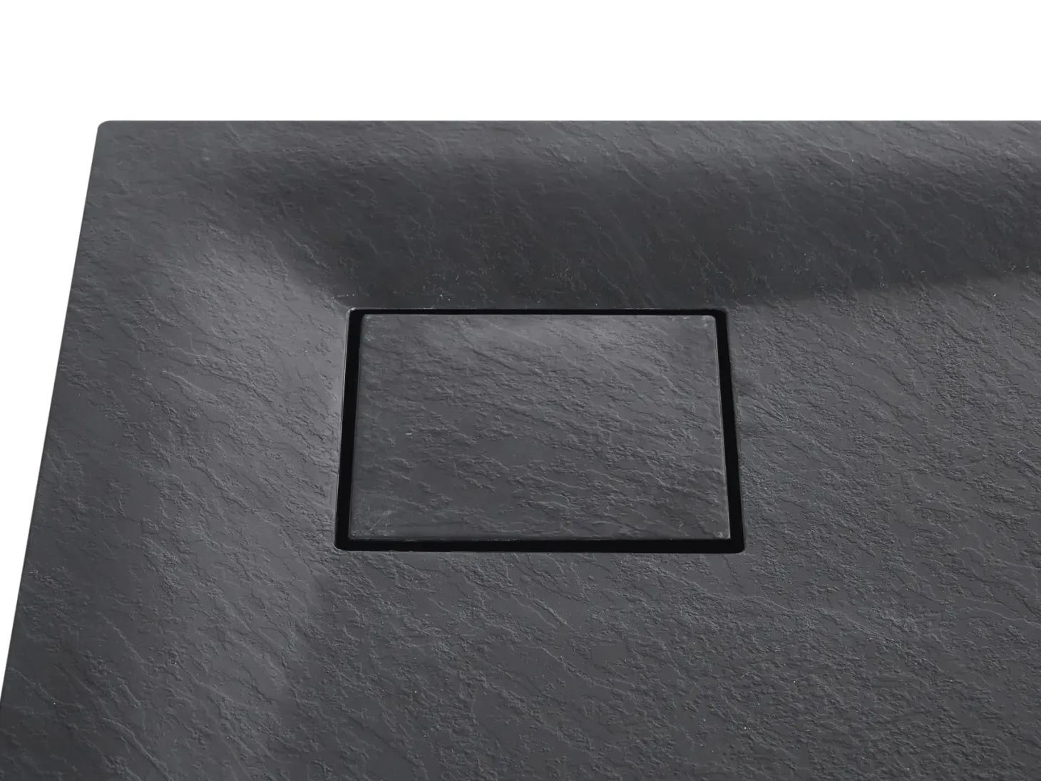 Brusekar PARON 80 x 80 x 3 cm Sort