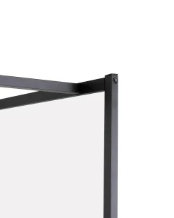 Brusevæg ACULEO 90 x 195 cm Sort