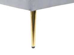 Buet sofa 4 personers MOSS Velour Lysegrå