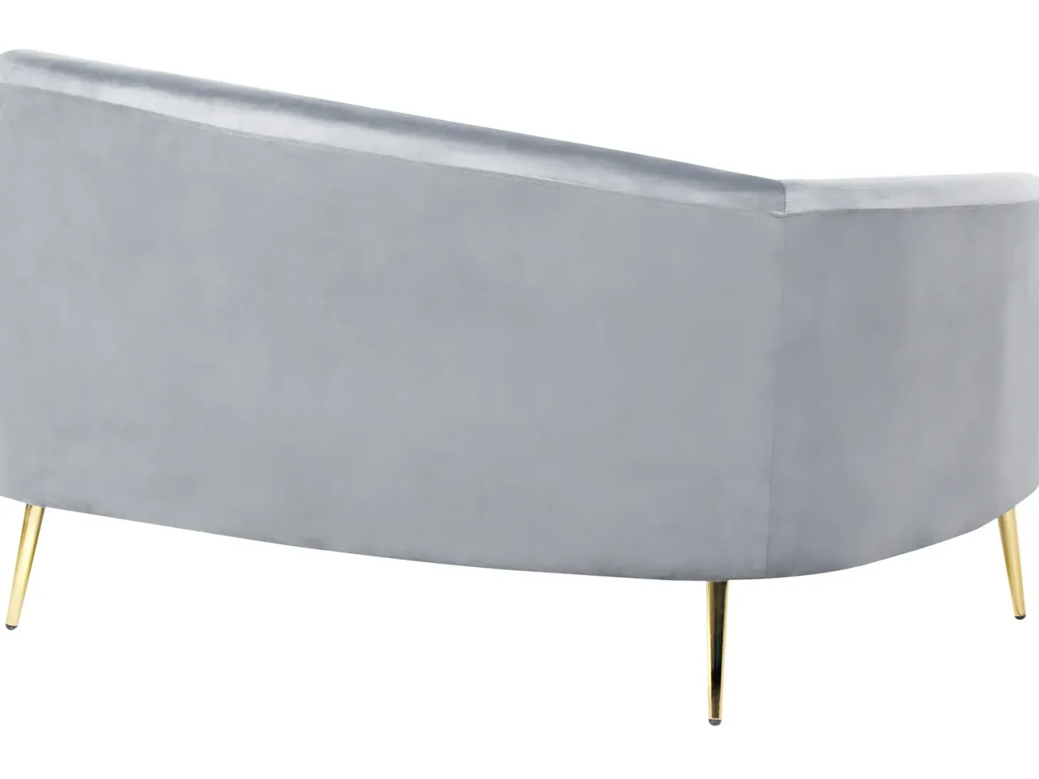 Buet sofa 4 personers MOSS Velour Lysegrå