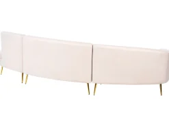 Buet sofa 4 personers MOSS Velour Lys Beige