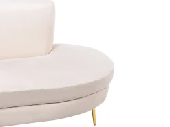 Buet sofa 4 personers MOSS Velour Lys Beige