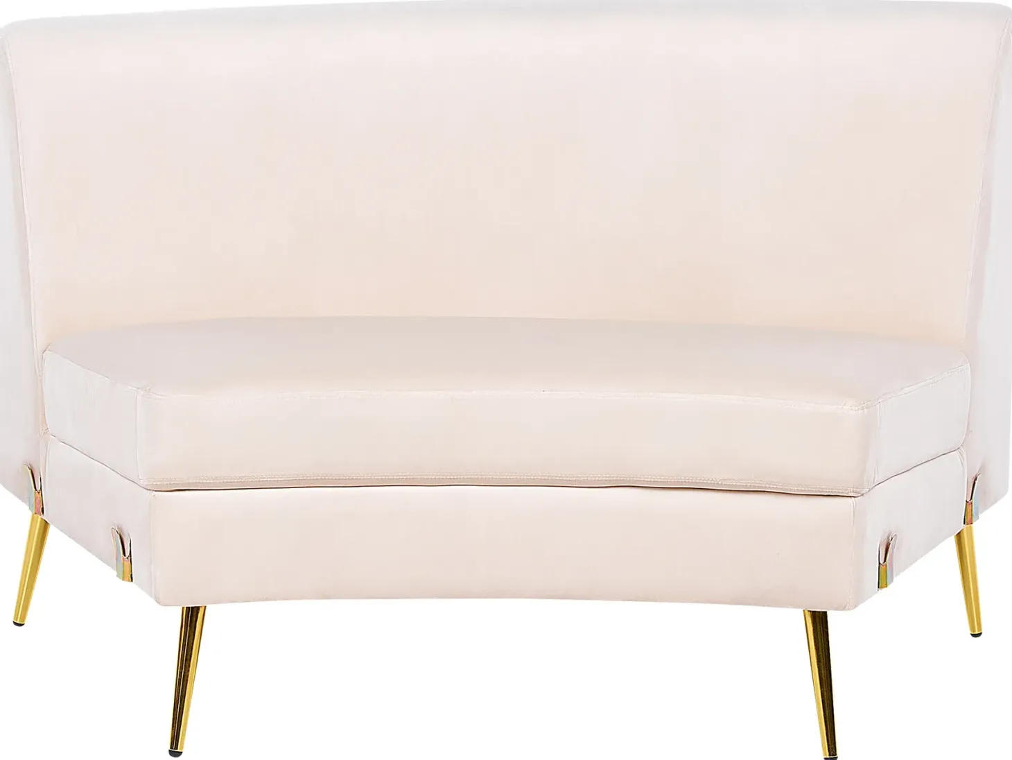 Buet sofa 4 personers MOSS Velour Lys Beige