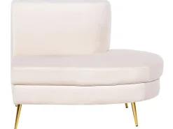 Buet sofa 4 personers MOSS Velour Lys Beige