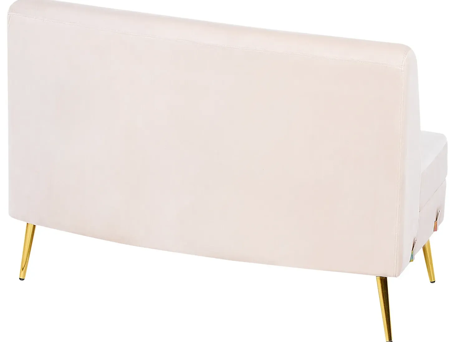 Buet sofa 4 personers MOSS Velour Lys Beige