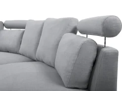 Buet sofa 7 personers ROTUNDE Lysegrå