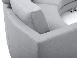 Buet sofa 7 personers ROTUNDE Lysegrå