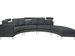 Buet sofa 7 personers ROTUNDE Mørkegrå