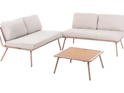 CACCAMO 4 personers Have-hjørnesofasæt Beige