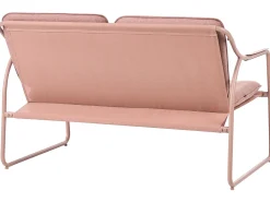 CALASCIO 4 personers Loungesæt med bord Brun Metal