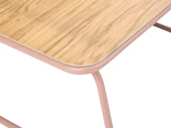 CALASCIO 4 personers Loungesæt med bord Lys Beige Metal