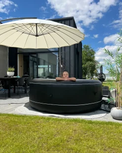 Cantilever parasol 268 cm CALABRIA II Lys Beige