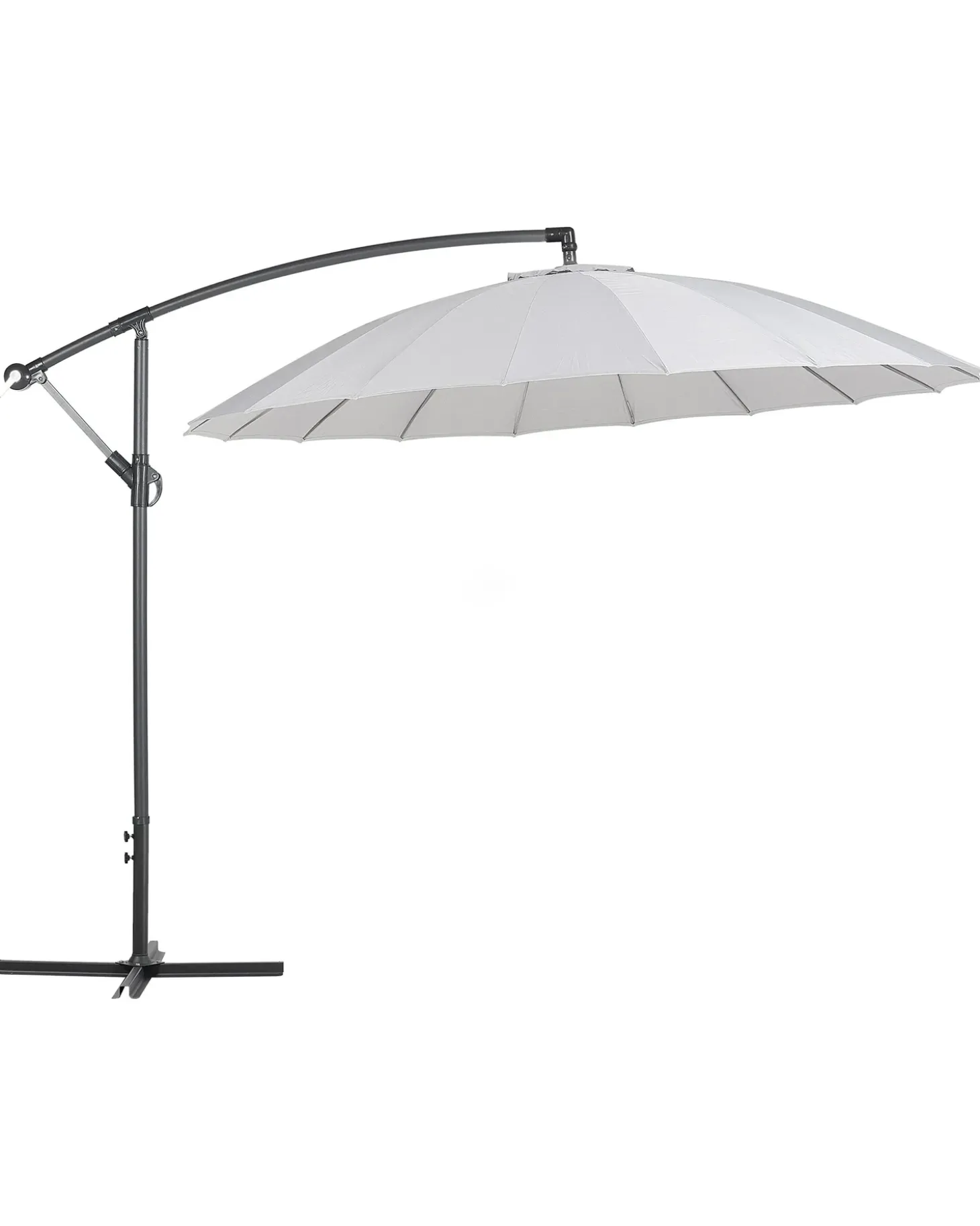 Cantilever parasol 268 cm CALABRIA II Lysegrå